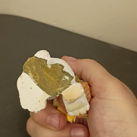 Adorable Hand-Painted Bunny Figurine With Basket Of Flowers - Picture 12 of 16